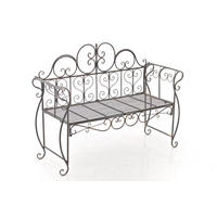 GARTENBANK Minno bronze - Braun, Metall (128/46/94cm) - TPFGarden