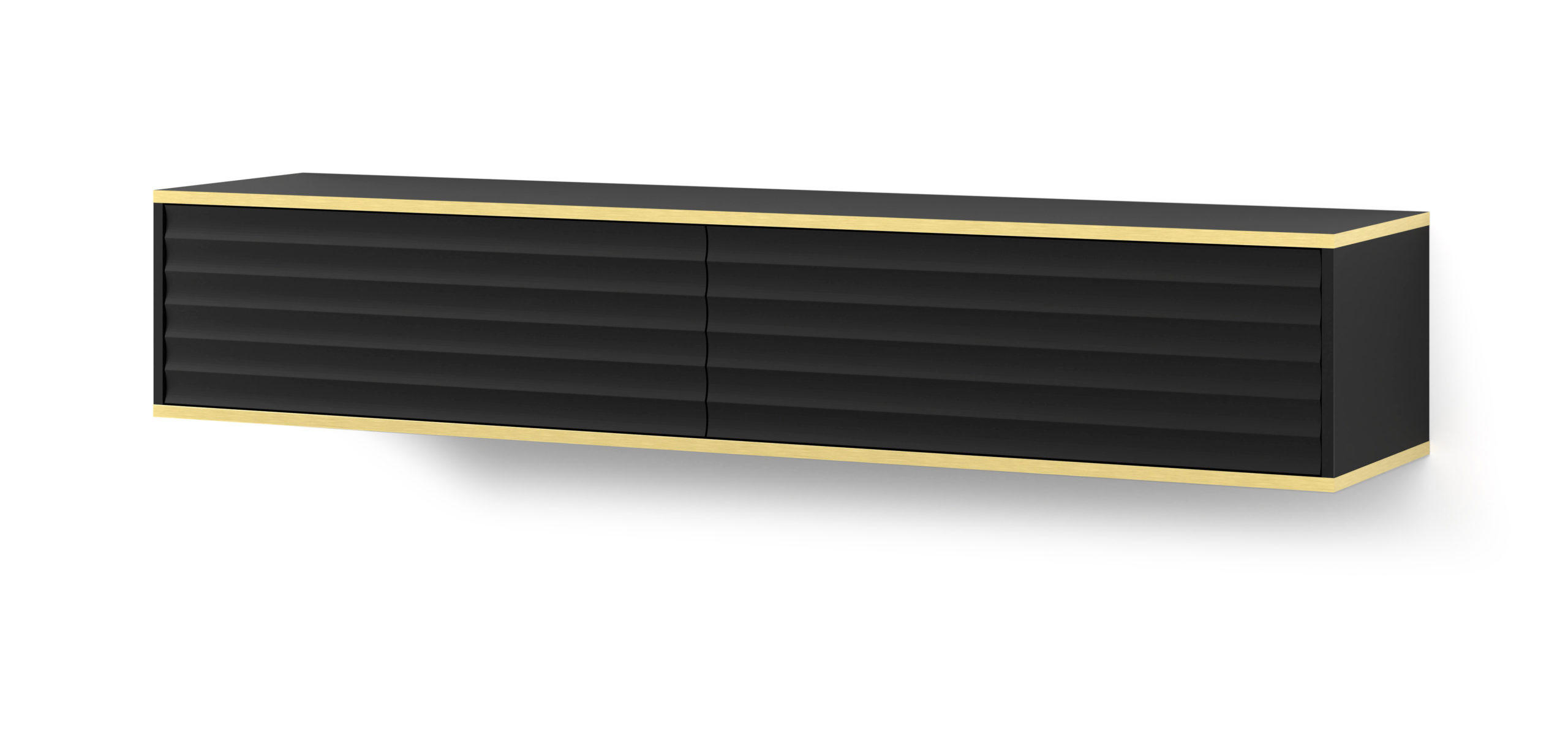 Raumhirsch Furniture TV Schwarz 180x33x40 cm