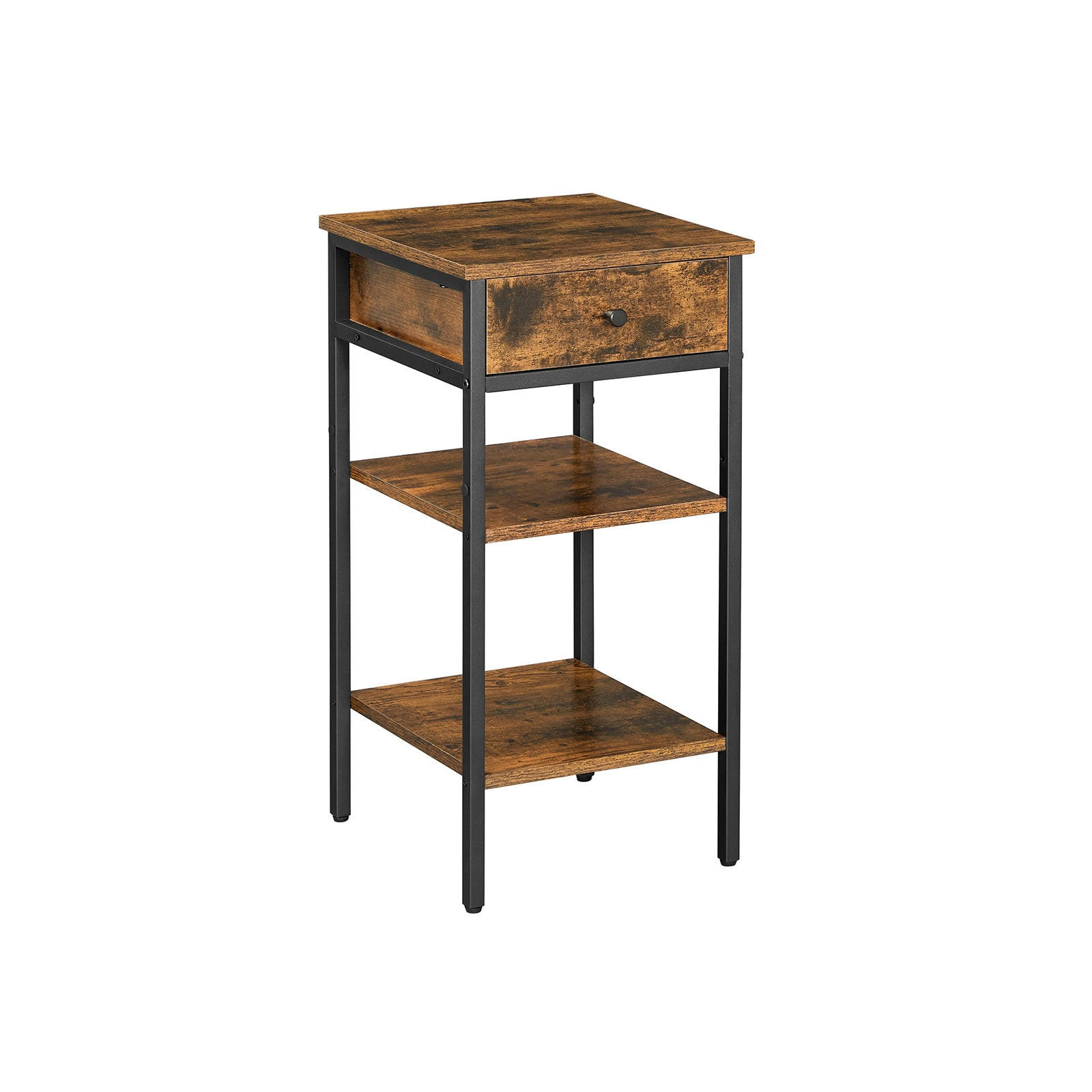 NACHTTISCH BEISTELLTISCH - Braun, Holzwerkstoff (35/70/35cm) - Hansiro
