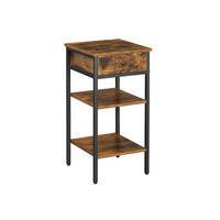 NACHTTISCH BEISTELLTISCH - Braun, Holzwerkstoff (35/70/35cm) - Hansiro