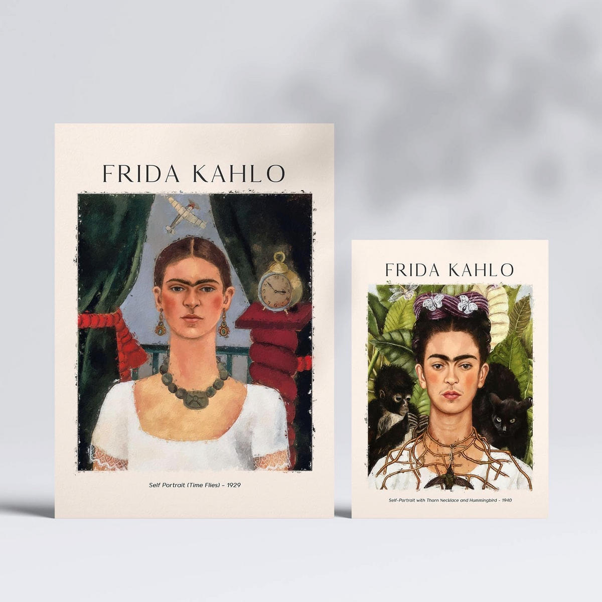 POSTER Set mit 6 Frida Kahlo Größe A3 und A4 Rahmenlos - Klar, Papier (29.7/1/42cm) - Nacnic