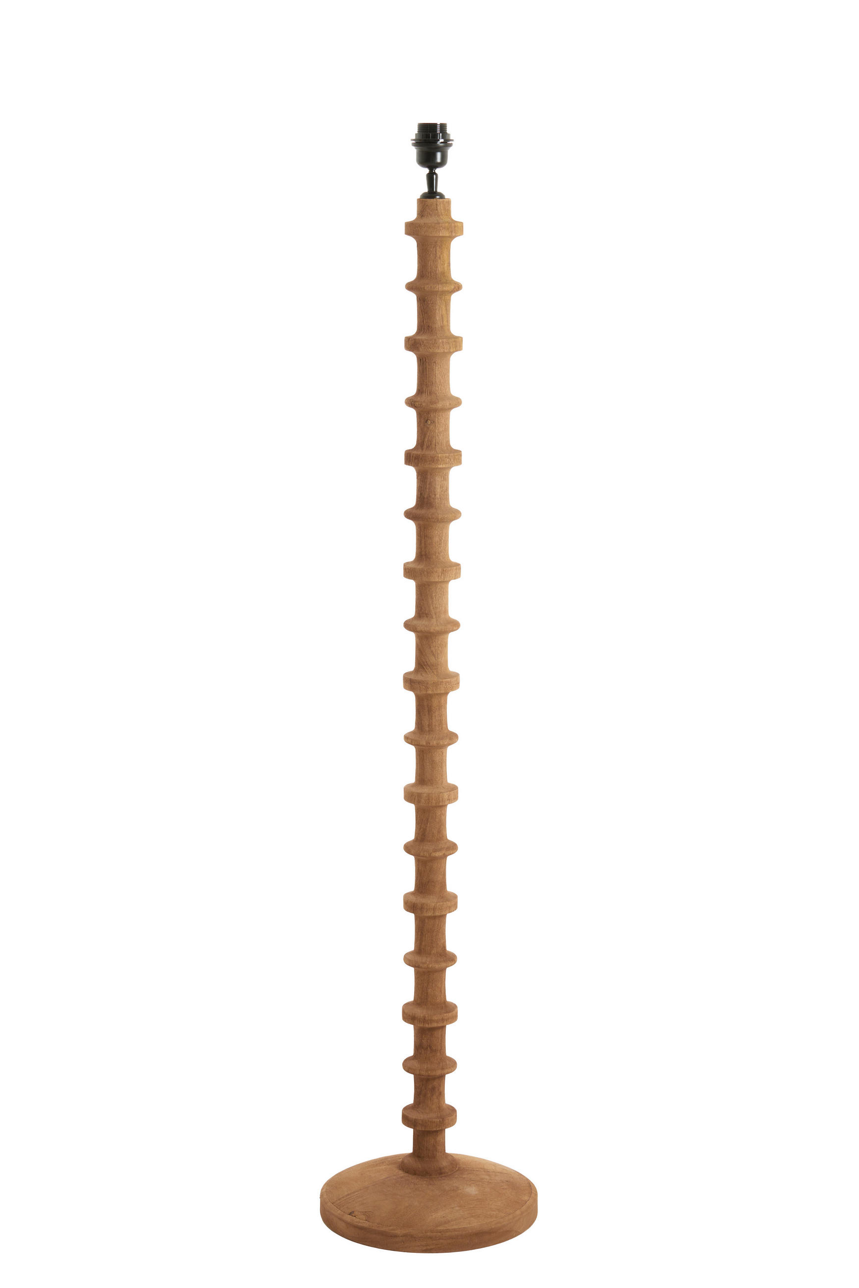 STEHLAMPE Cecily Braun 30/30/135 cm - Braun, Holz (30/30/135cm) - Light & Living