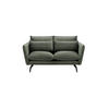 ZWEISITZER-SOFA Layla-Velluto 19 - Dunkelgrau, Holz/Textil (171/95/98cm)