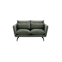 ZWEISITZER-SOFA Layla-Velluto 19 - Dunkelgrau, Holz/Textil (171/95/98cm)