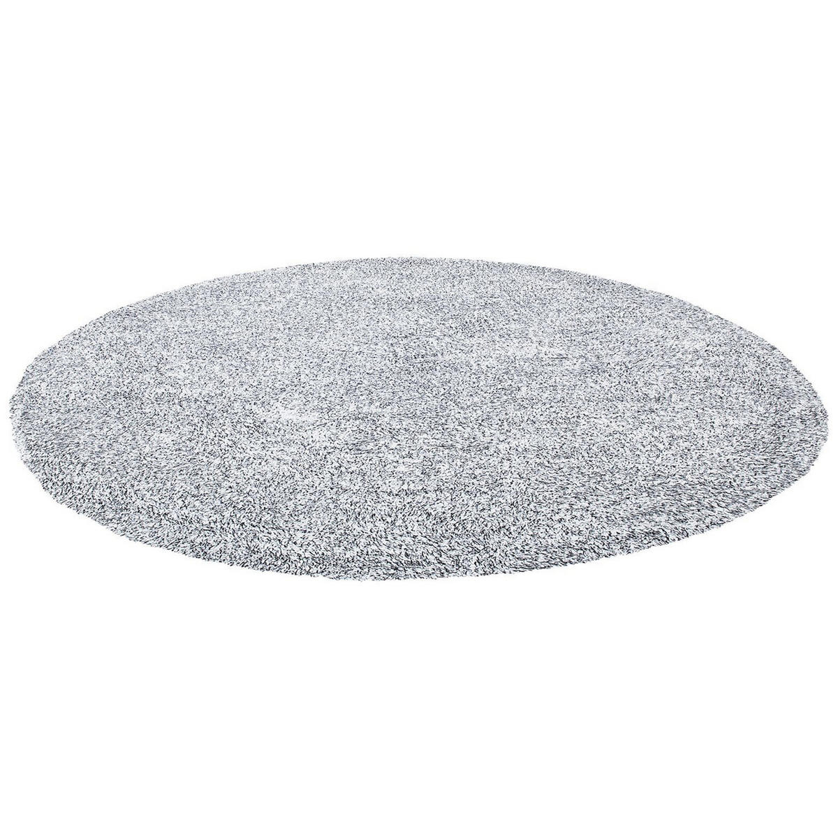 SHAGGY-TEPPICH Demre 140/140 cm - Schwarz, Kunststoff (140/140cm) - Beliani
