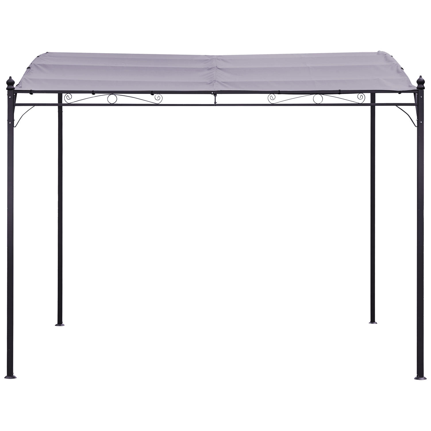 PERGOLA Nice Taupe 300/250 cm - Braun, Textil (250/246/300cm) - Happy Garden