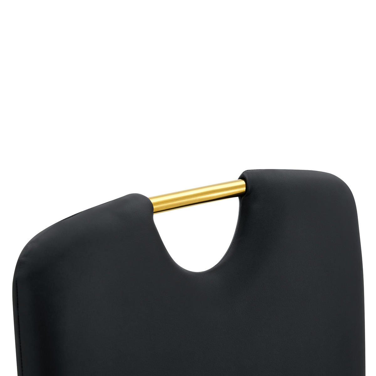 ESSZIMMERSTUHL 2er-Set, Schwarz, Federkern, ergonomisch - Schwarz, Kunststoff (41/97/52cm)