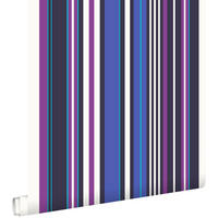 TAPETE Streifen 53 cm x 10.05 m - Blau, Papier (53/1000cm) - ESTAhome