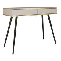 KONSOLENTISCH 102 cm Rodi mit Schublade, Beige + Schwarz - Beige/Schwarz, Holz (102/80/50cm) - Emporius