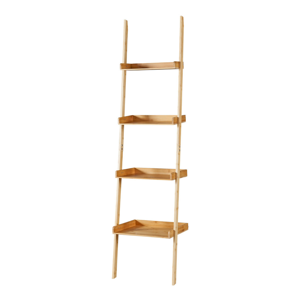 LEITERREGAL Göinge - Naturfarben, Holz (44/176/37cm) - [en.casa]