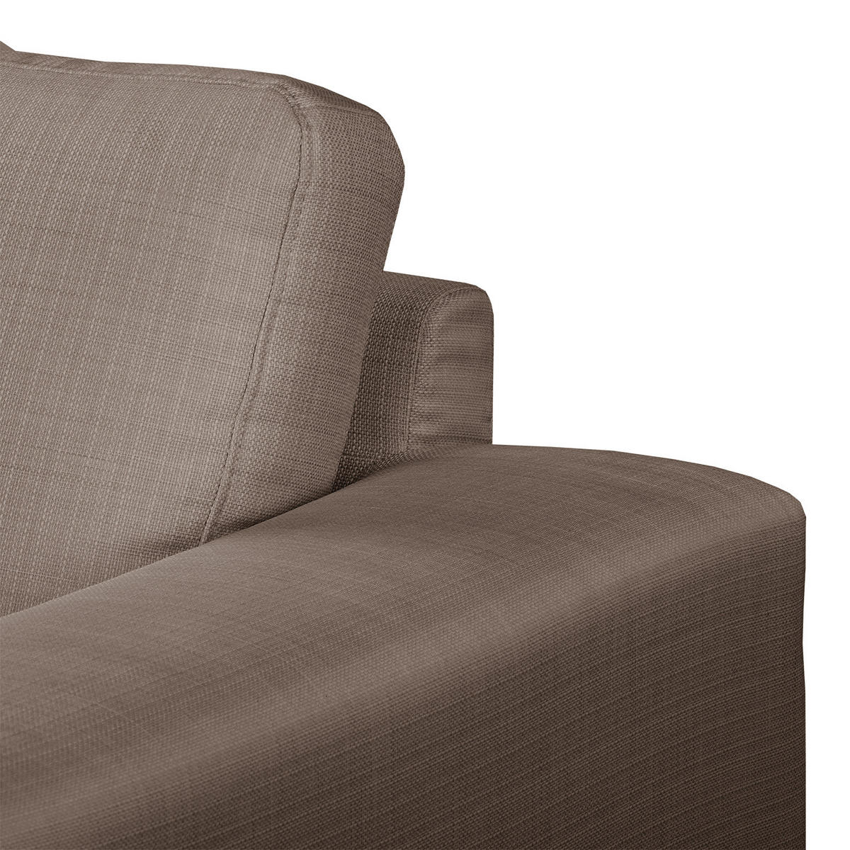 2,5-SITZER SOFA - Strukturstoff - Beige, Textil (216/81/89cm) - home24