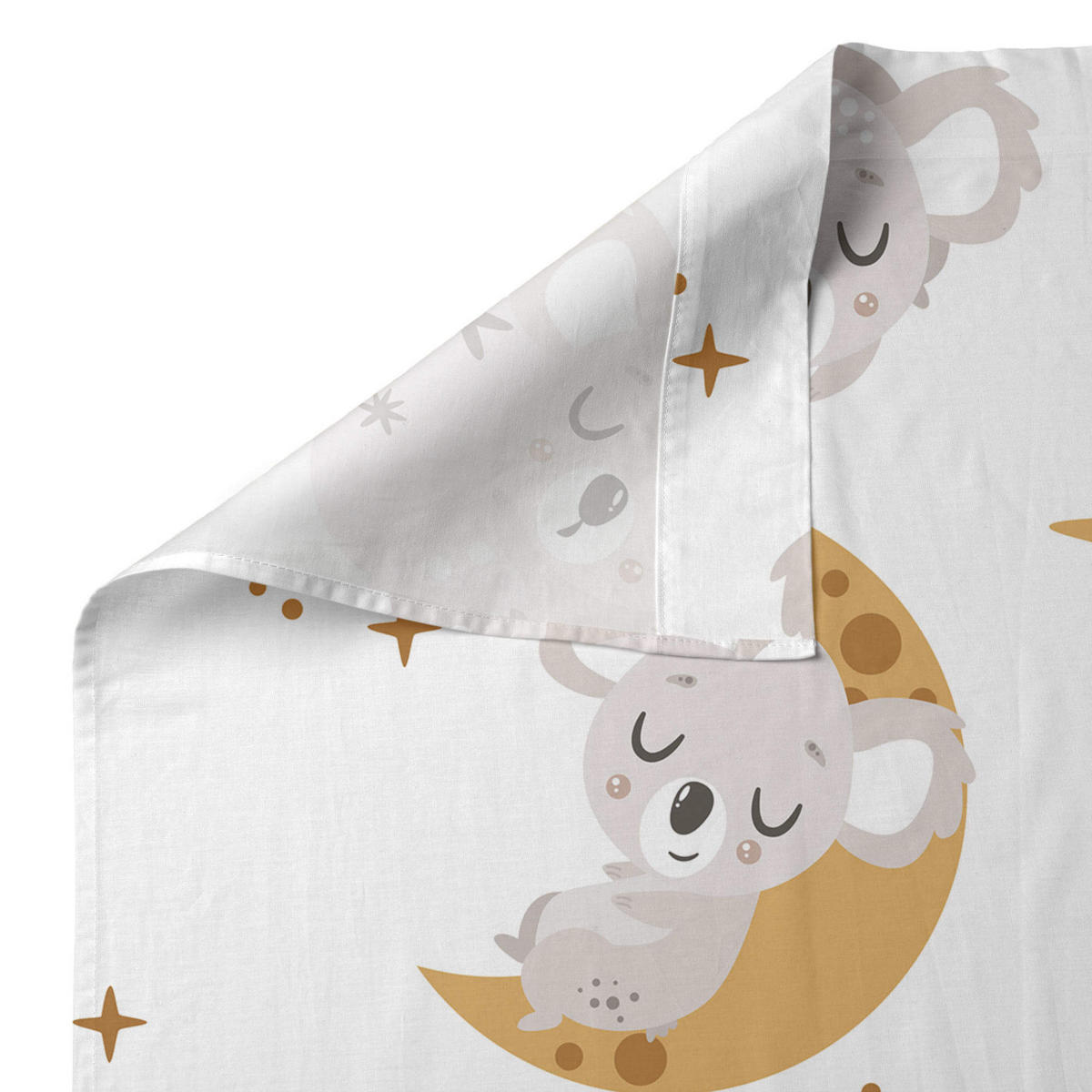 BETTWÄSCHE 2er-Set teiliges baby koala 180x270 cm mehrfarbig - Multicolor, Textil (180/270cm) - Happy Friday