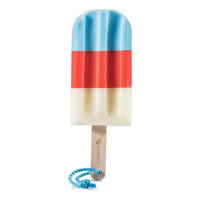 SPÜLSCHWAMM Ice Pop Blue, L 22 cm - Multicolor, Kunststoff (3/21.5/8cm)