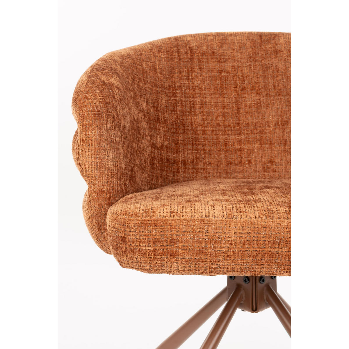 ESSZIMMERSTÜHLE Marjolein Armleuning Oranje - 2 er Set - Rot, Kunststoff (62/77/63cm) - Housecraft Living