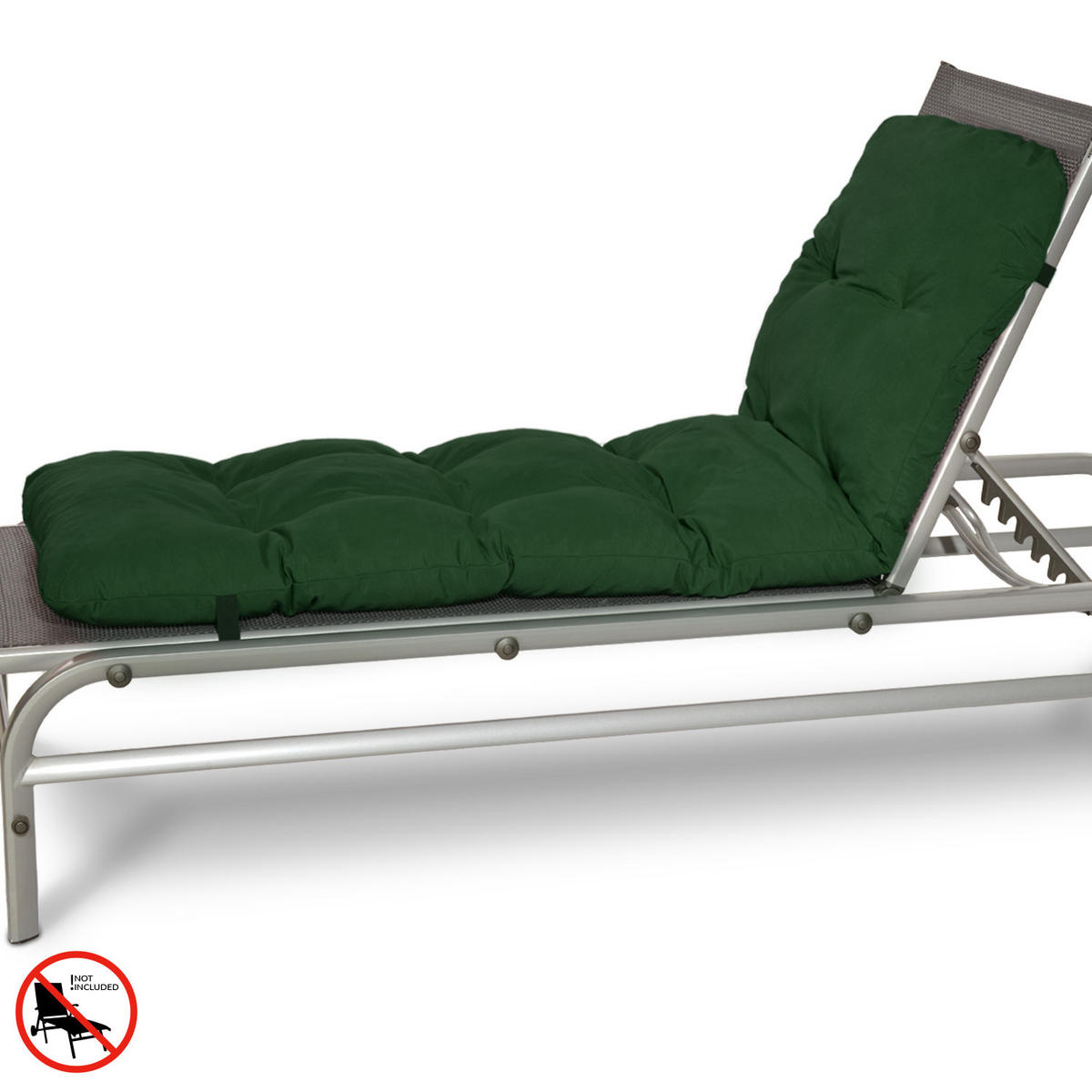 ROLLIEGENAUFLAGE Flair RL 190/60/8cm Dunkelgrün - Dunkelgrün, Textil (60/8/190cm) - Beautissu 