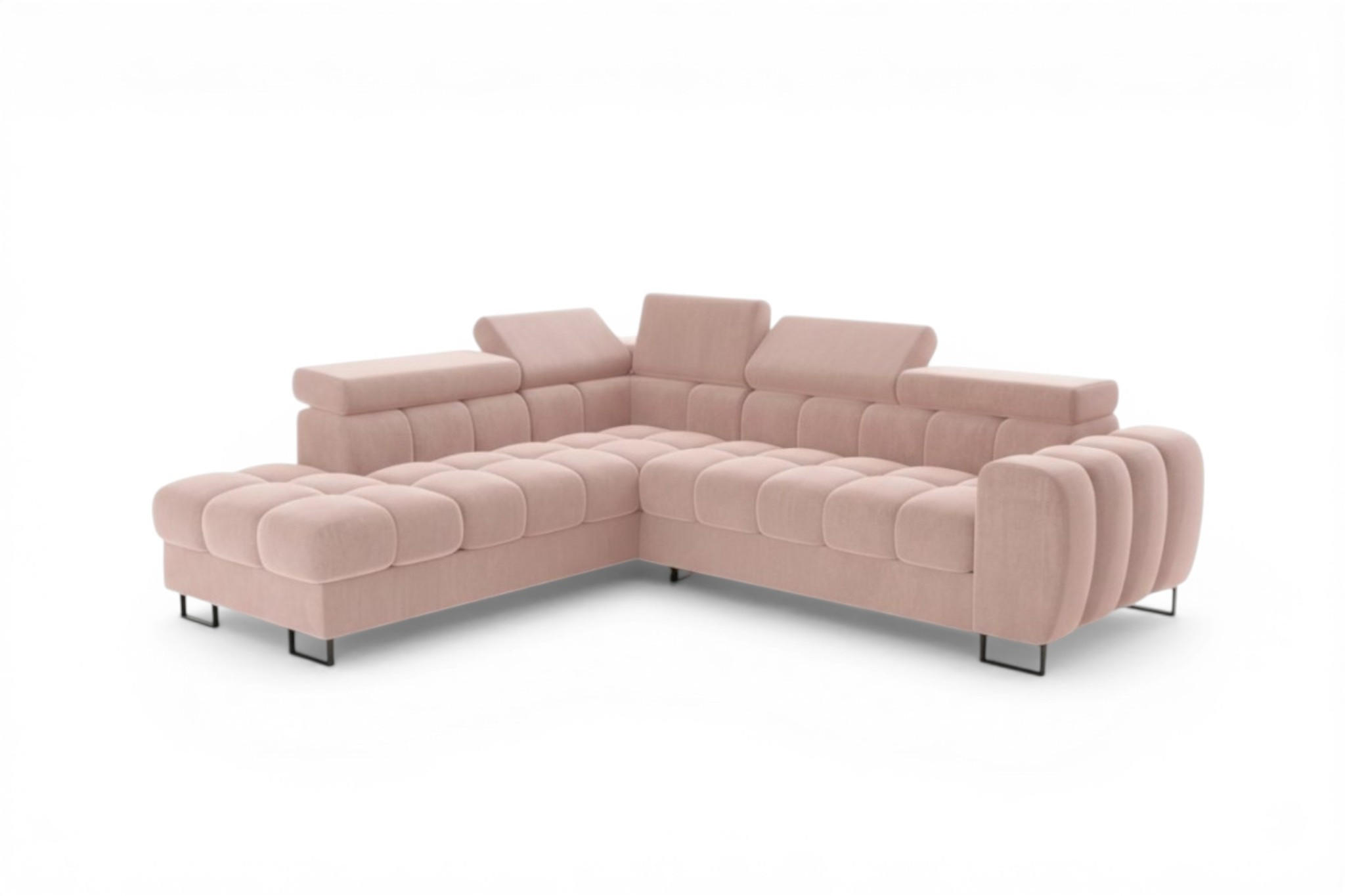 Fun Möbel Ecksofa Rosa 260x225 cm
