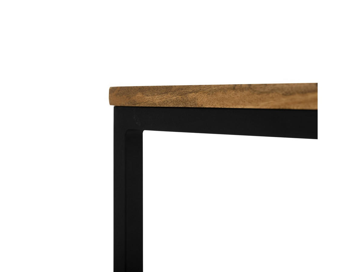 BEISTELLTISCH Rya Mangoholz 38 cm / 31 cm Natur - Naturfarben, Holz (31/38/68cm) - Villa Möbel