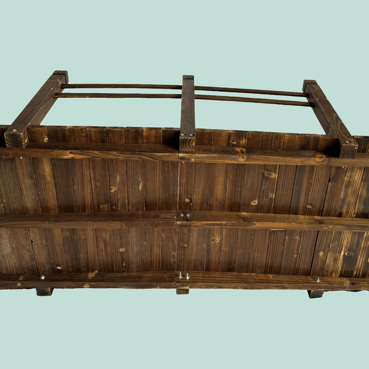 ZÁHR. most - hnedá, drevo (67/150/55cm) - Relaxdays