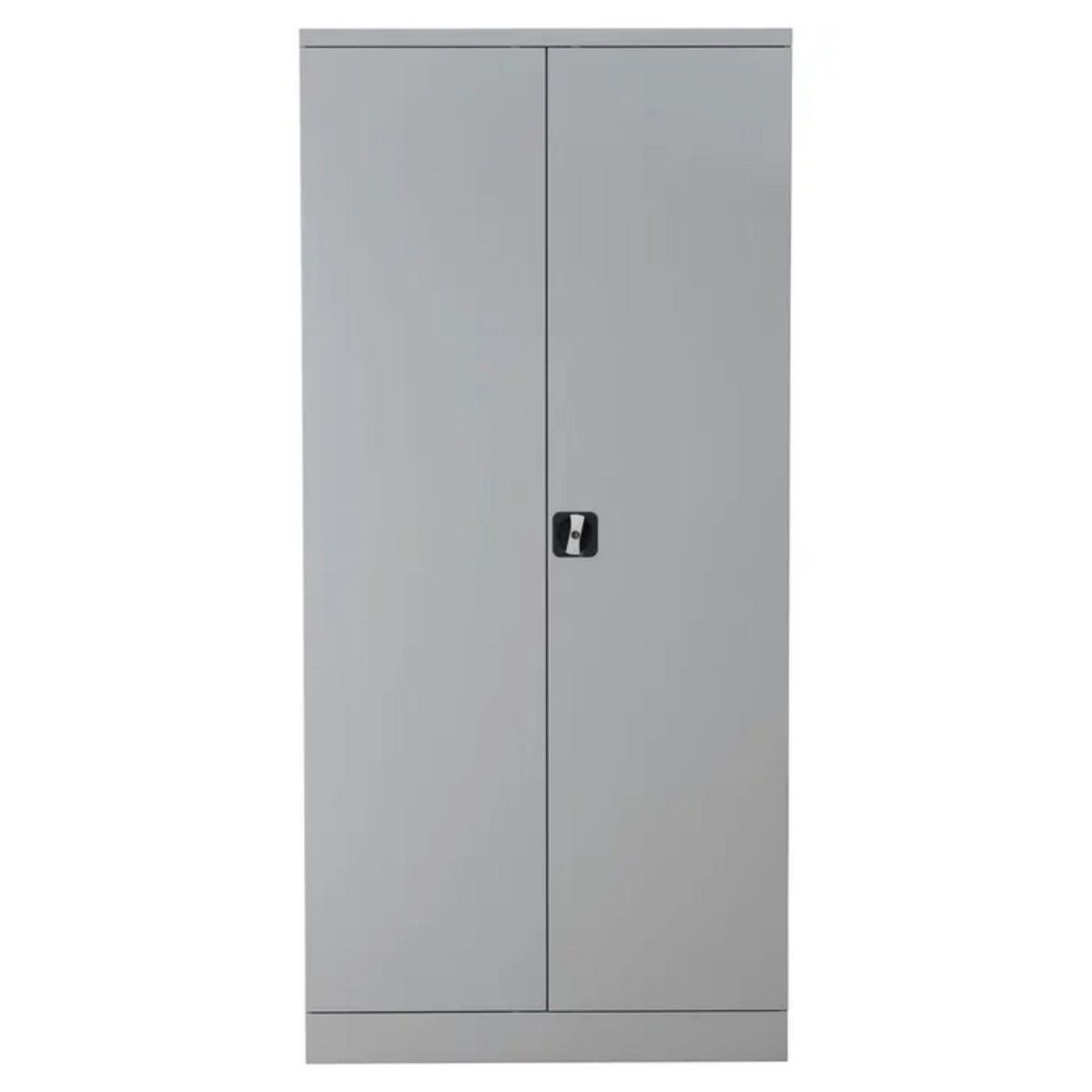 STAHLSCHRANK Bee mit 6 verzinkten Fachböden 195x92x42 cm Korpusfarbe Lichtgrau Frontfarbe Lichtgrau - Hellgrau, Metall (92/195/42cm)
