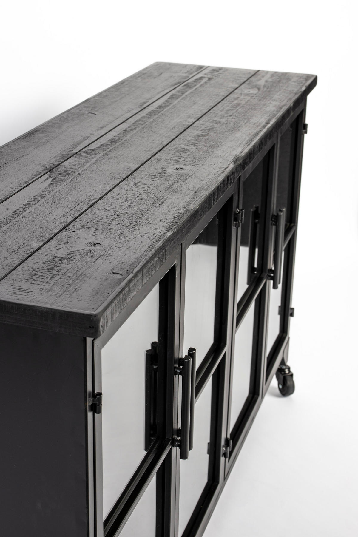 SIDEBOARD Ferre - Schwarz - 120/35/75 cm - Schwarz, Holz (35/75/120cm)