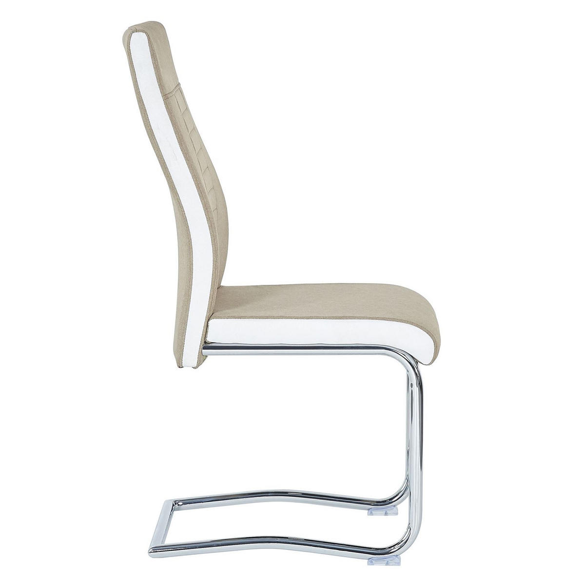 ESSZIMMERSTUHL ALBA 4ER-SET - Beige, Textil (43/98/57cm) - CARO-Möbel