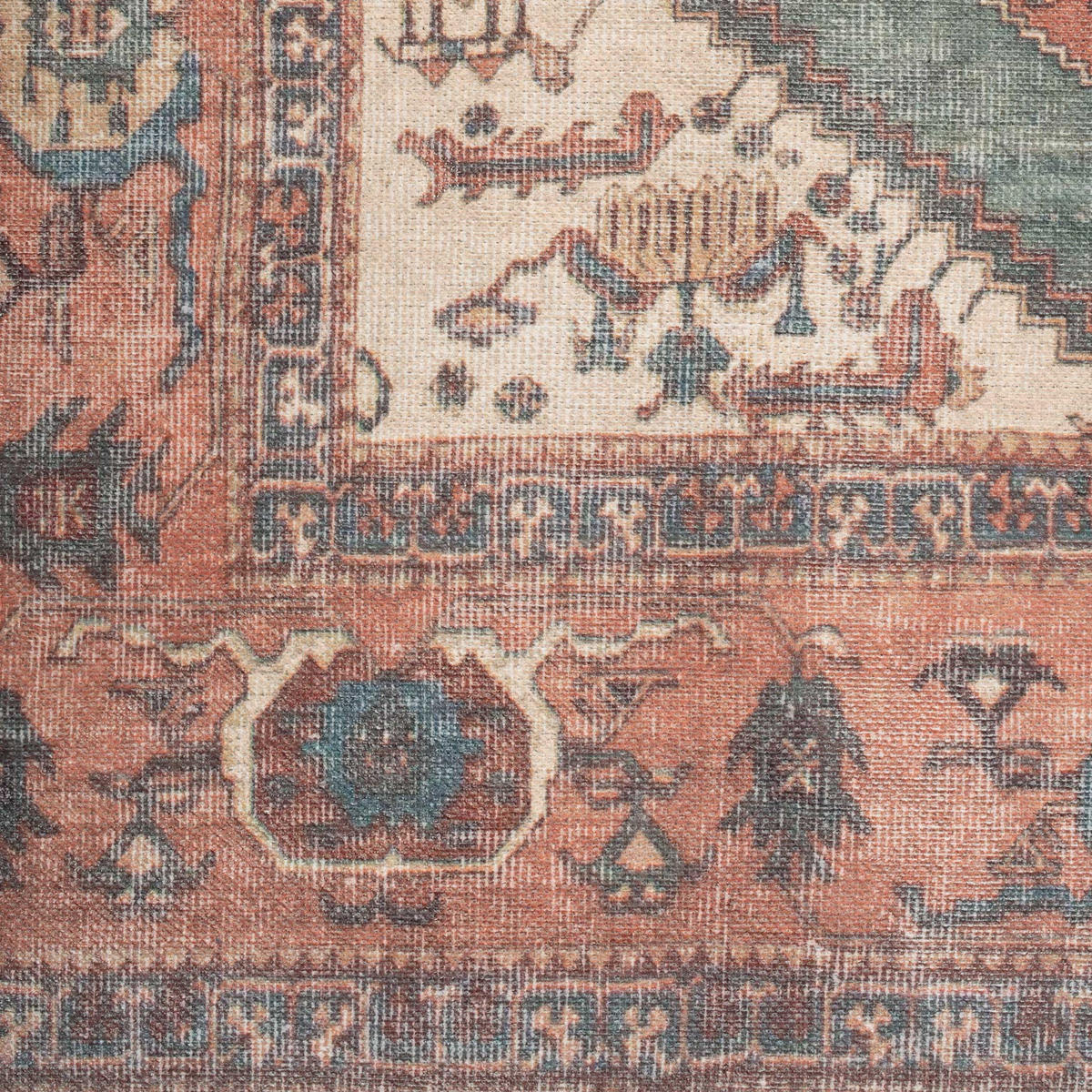 FLACHWEBETEPPICH Faro Terra - Orange, Textil (60/110cm) - Kukoon Rugs