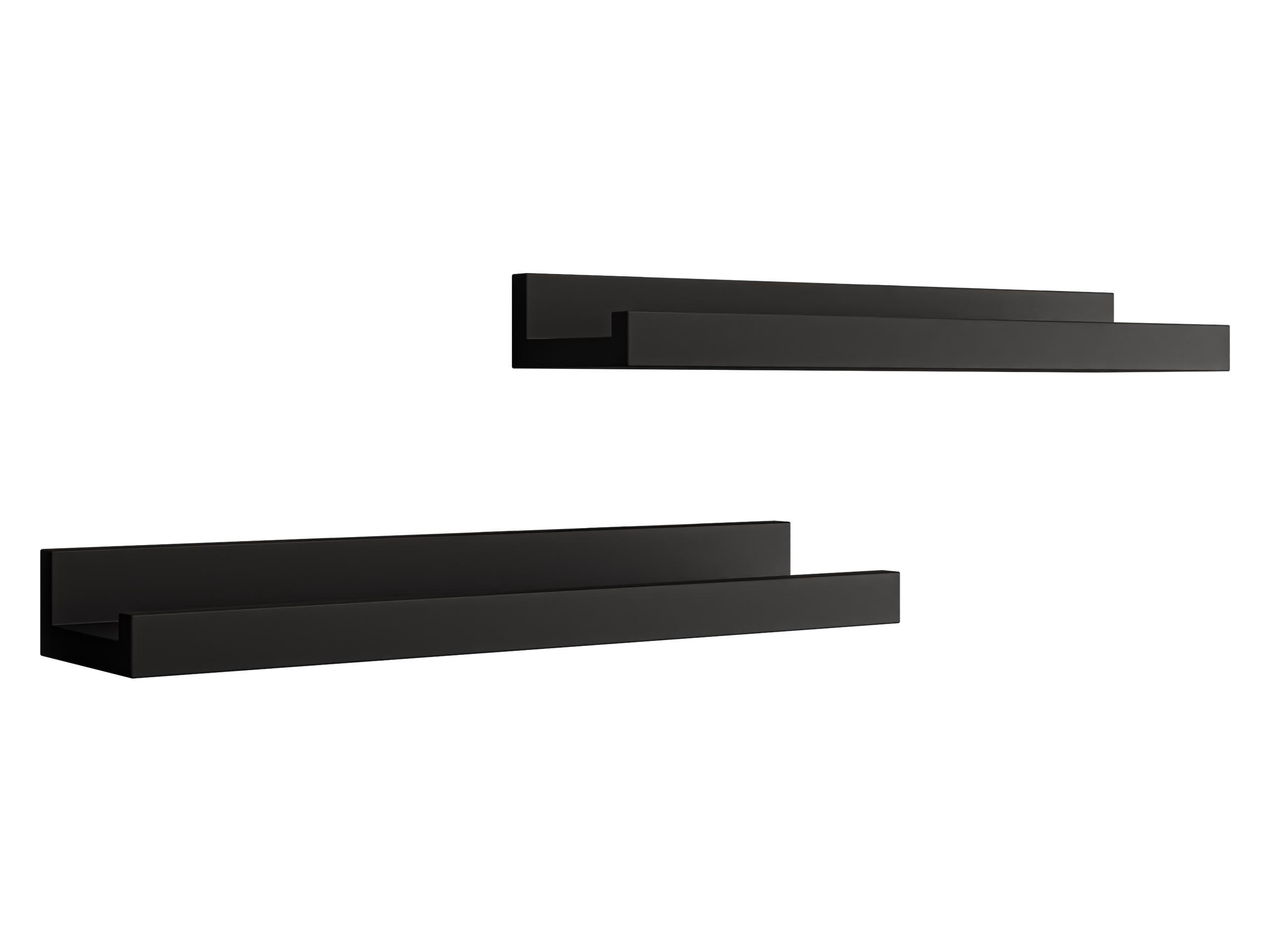WANDBOARD Maelio - Schwarz, Kunststoff (45/10/10cm) - MIRJAN24