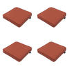 SITZKISSEN Canvas 40/40 cm 4er-Set - Rot, Textil (40/7/40cm) - Madison