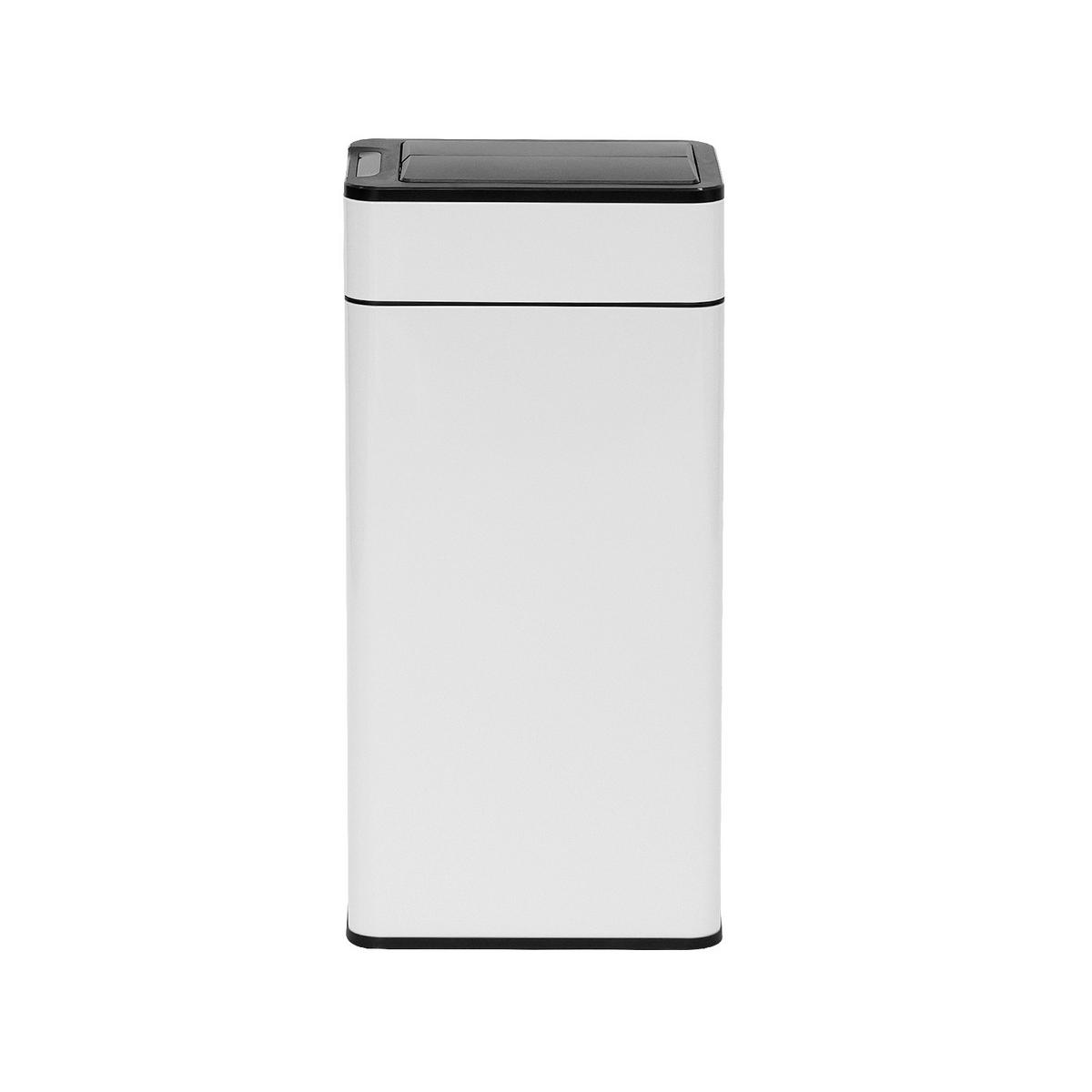 SENSORMÜLLEIMER SE40L Weiß - Weiß, Metall (23/65/31cm) - SVITA