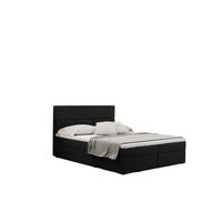 BOXBETT Mit Bettkasten BALI Stoff Mat Velvet Schwarz 200x200 cm H3-Bonell - Schwarz, Holz/Holzwerkstoff (200/200cm) - Kaiser Möbel