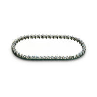 DEKOTABLETT Margot Silber 20/10/1 cm Glas - Silberfarben, Glas (1cm) - Mondex
