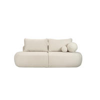 SCHLAFSOFA Mit Bettkasten Fabo, Stoff Quelle Ecru - Ecru, Holz/Textil (240/90/90cm) - Kaiser Möbel