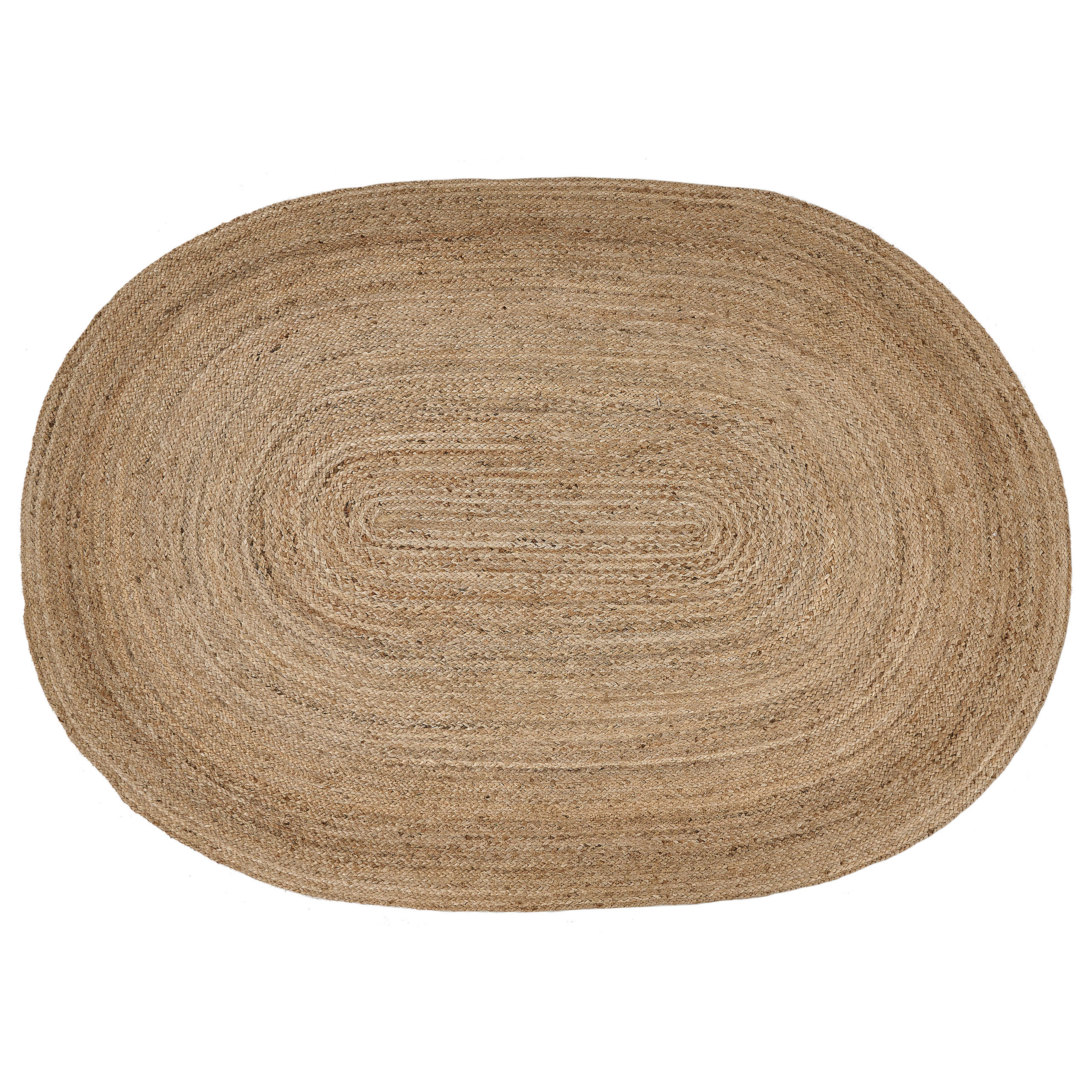 KURZFLOR-TEPPICH Beige 160/230 cm Demirci - Beige, Naturmaterialien (160/230cm) - Beliani