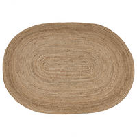 KURZFLOR-TEPPICH Beige 160/230 cm Demirci - Beige, Naturmaterialien (160/230cm) - Beliani