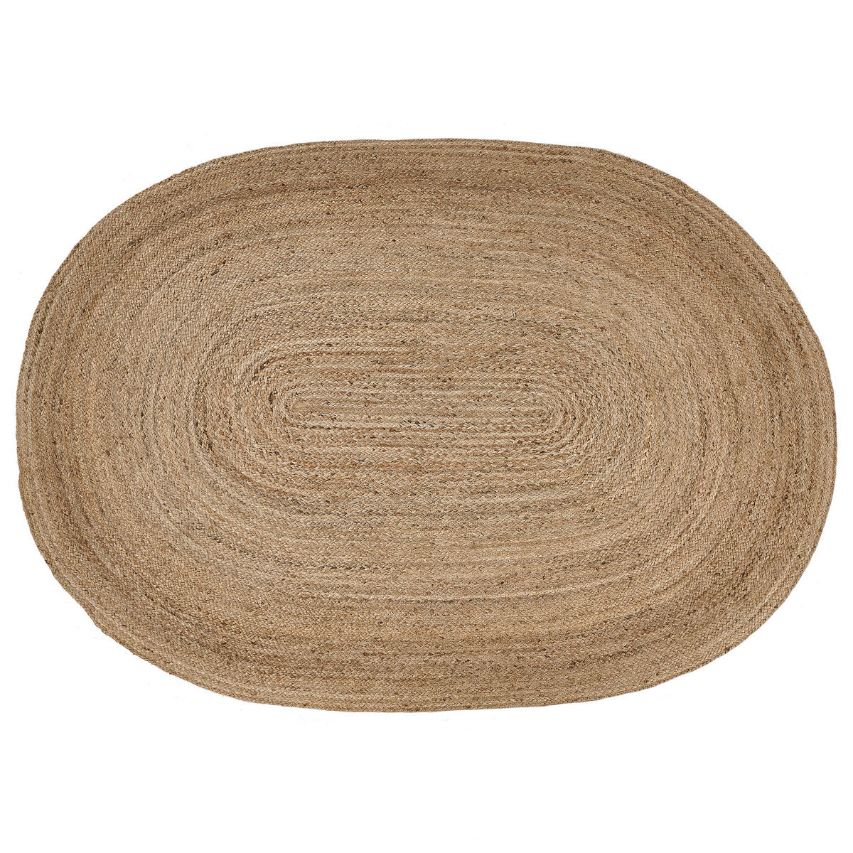 KURZFLOR-TEPPICH Beige 160/230 cm Demirci - Beige, Naturmaterialien (160/230cm) - Beliani