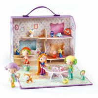 PUPPENZUBEHÖR Tinyly, Bluchka & Indie, Wohnmobil-Puppenhaus - Multicolor, Holz (19/10.5/25.5cm) - ich-zapfe