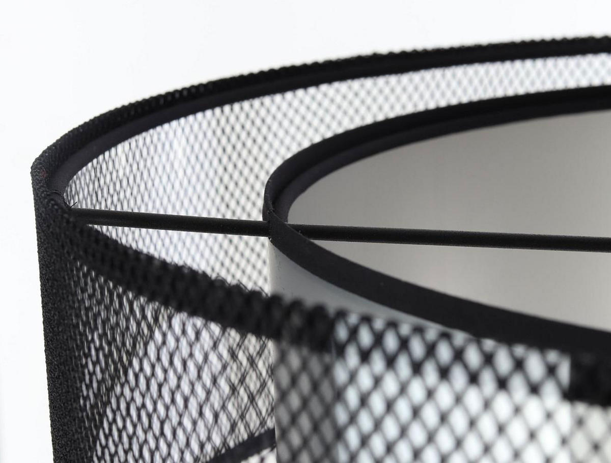 HÄNGELEUCHTE Schwarz 60/20 cm - Silberfarben/Schwarz, Kunststoff (60/1/20cm) - ONZENO