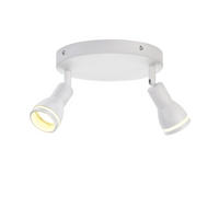 STRAHLER Hertz 2-flammig 20/20/16 cm - Weiß, Metall (20/20/16cm) - Nettlife