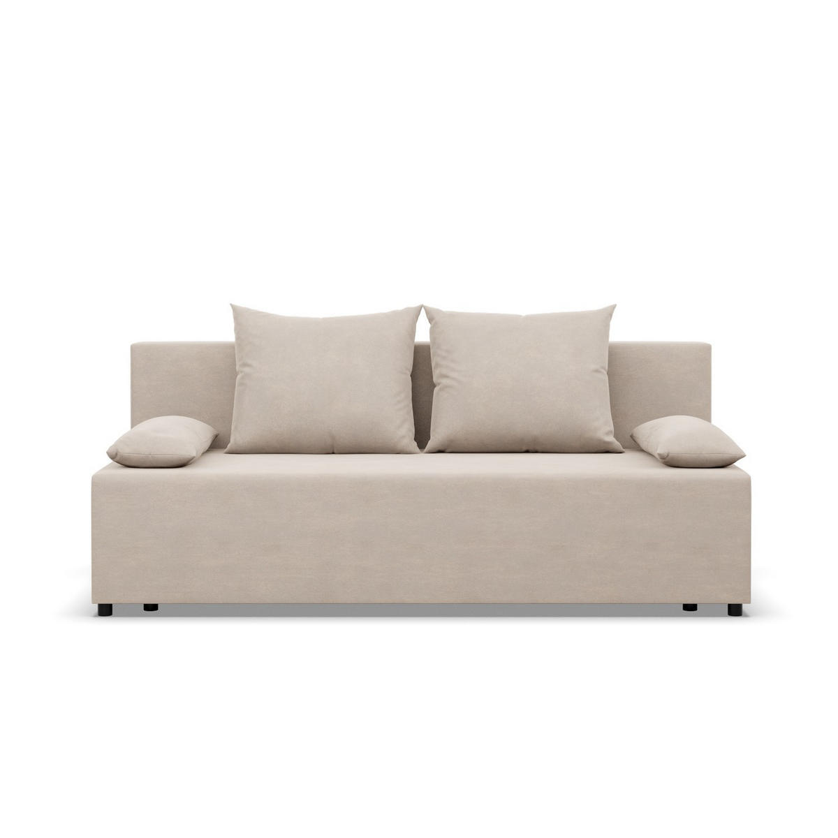 SOFA 3-SITZER MIT SCHLAFFUNKTION FERMO Beige - Beige, Textil (92/95/191cm) - Mebligo