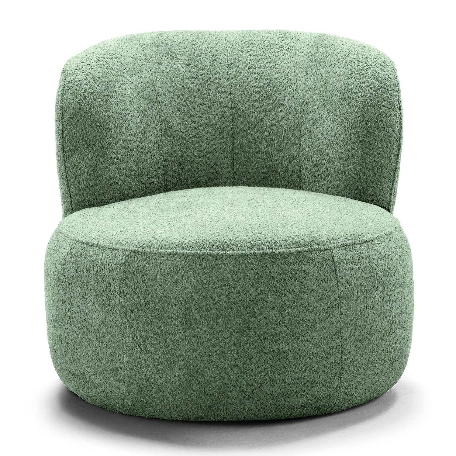 SESSEL - Pastellgrün/Schwarz, Kunststoff/Textil (78/75/84cm) - home24