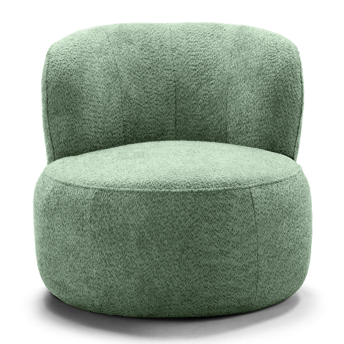 SESSEL - Pastellgrün/Schwarz, Kunststoff/Textil (78/75/84cm) - home24