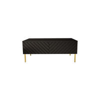 COUCHTISCH Gala Schwarz 120x55x49 - Schwarz, Holzwerkstoff (120/55/49cm) - AKL FURNITURE