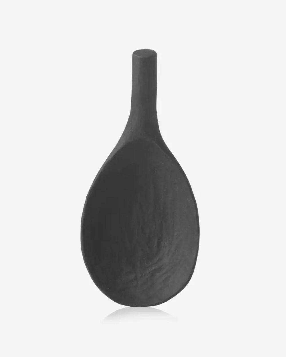 AMUSE GUEULE LÖFFEL/ ABLAGE-LÖFFEL YLI 9 CM Matt schiefer style - Schieferfarben, Keramik (6/4.5/9cm) - Revol Porcelaine France