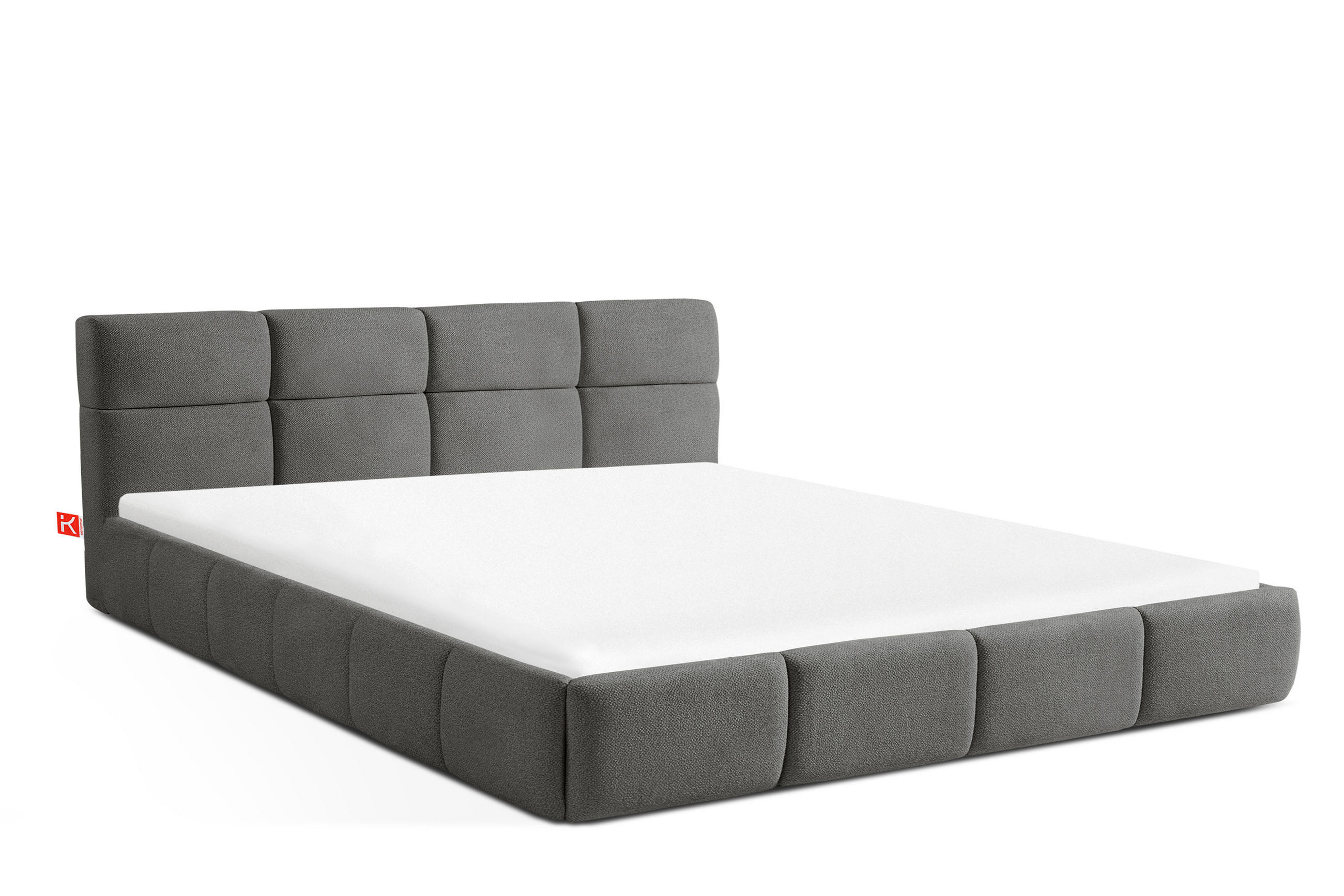 POLSTERBETT ALTOS, dunkelgrau - Dunkelgrau, Holz/Holzwerkstoff (180/200cm) - KONSIMO®