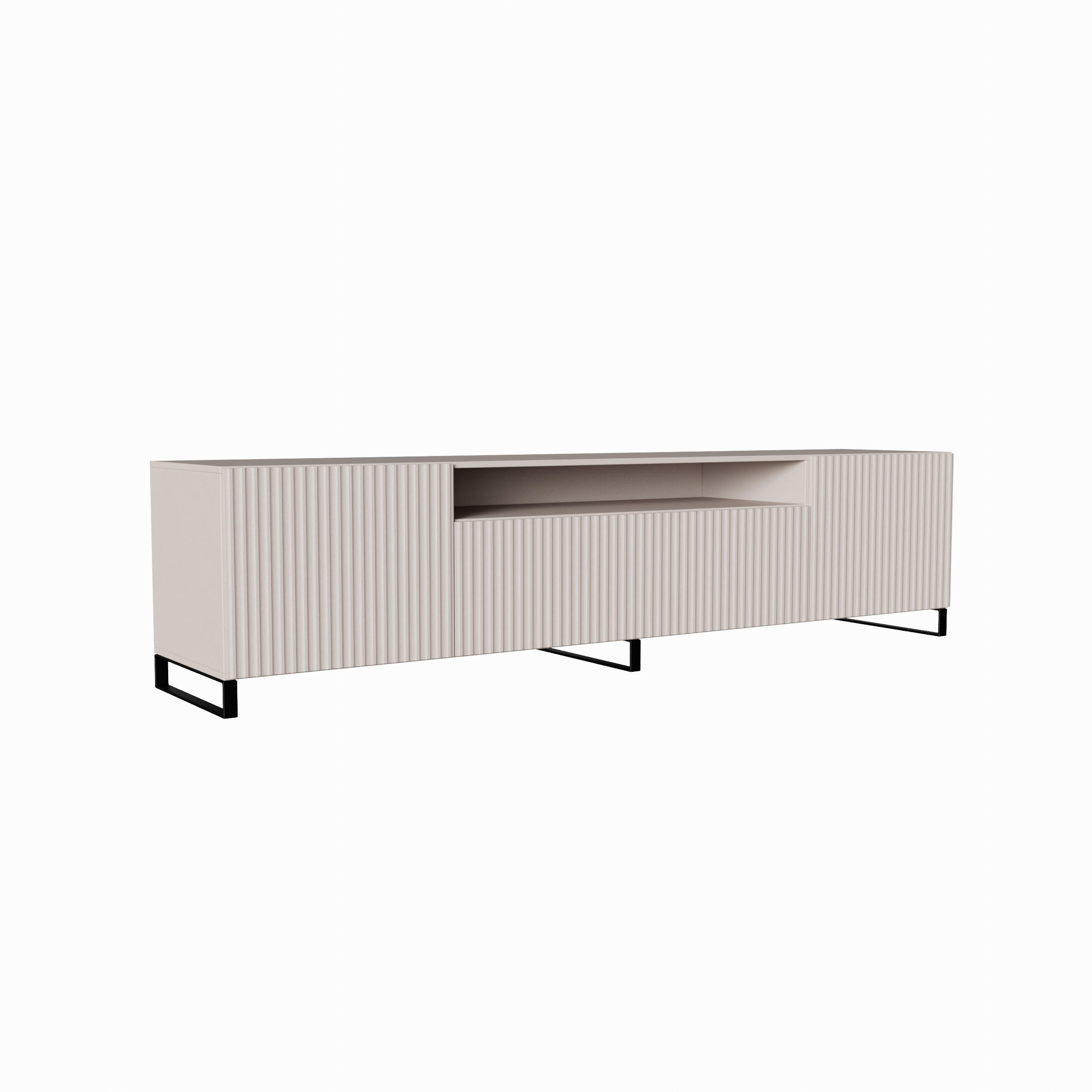 LOWBOARD VAREN 200/41/40 cm, Stand-TV-Schrank Kaschmir - Kaschmir, Holzwerkstoff (200/41/40cm) - MASSENO