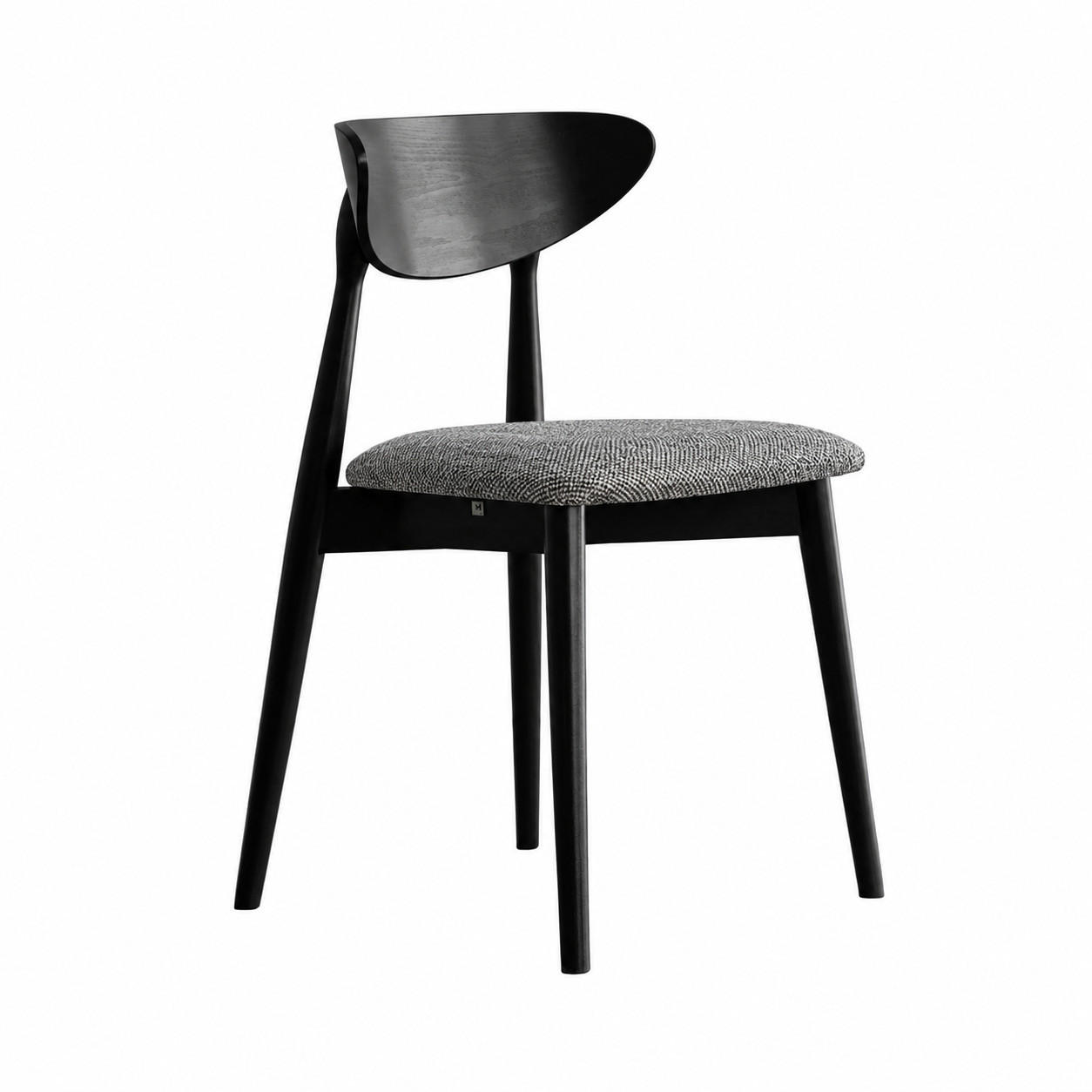 Margaret Hadas24 Stuhl Grau, Schwarz 48x80x45 cm