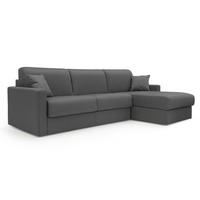 ECKSOFA LINKS Chris - Anthrazit, Textil (268/96cm) - Divani.store