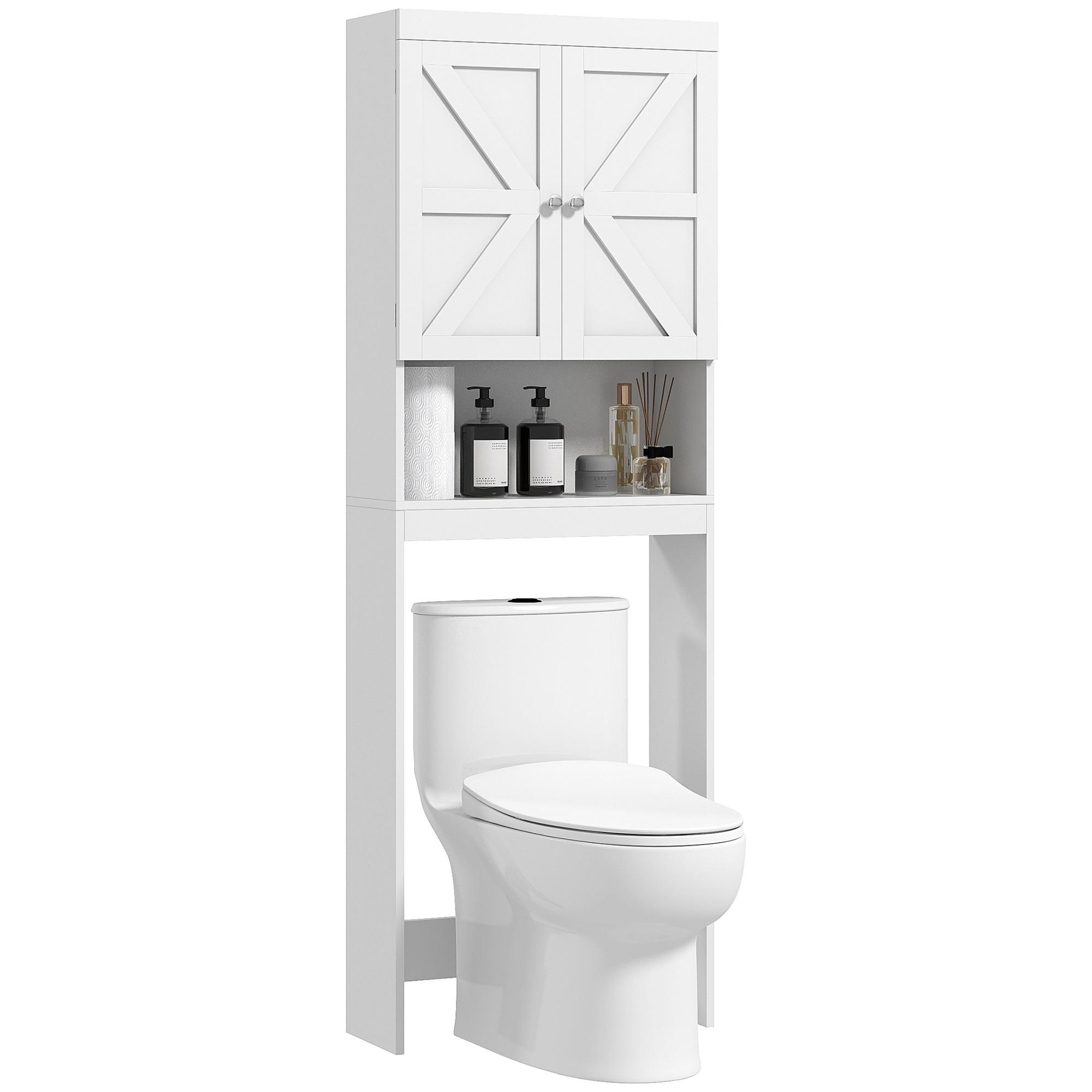 HÄNGESCHRANK Weiß 1 Stück - Weiß, Kunststoff (58.5/170/23cm) - GiPP