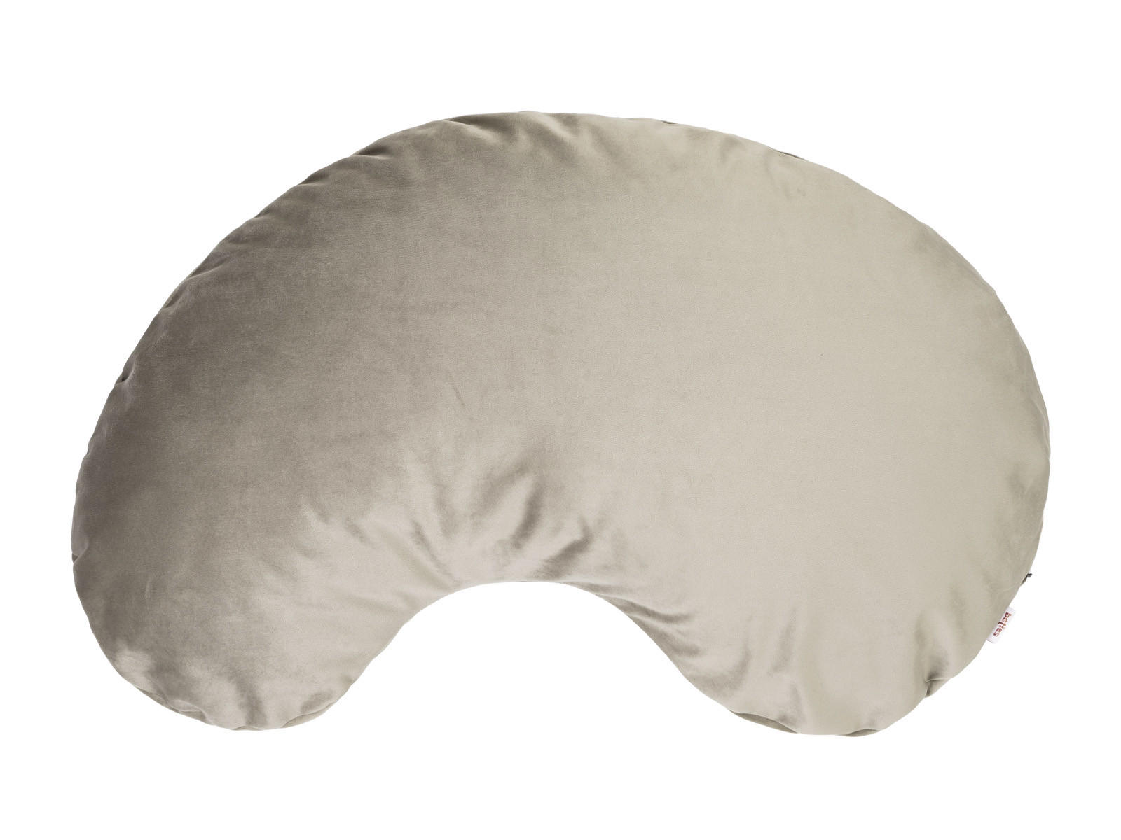 XL-KISSEN-BOHNE Samt&Sonders taupe 70/45 cm - Taupe, Textil (45/70cm) - beties Heimtextil
