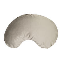 XL-KISSEN-BOHNE Samt&Sonders taupe 70/45 cm - Taupe, Textil (45/70cm) - beties Heimtextil